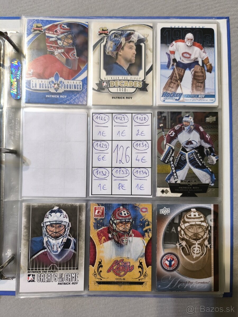 Hokejové kartičky - Patrick Roy 5 - 15