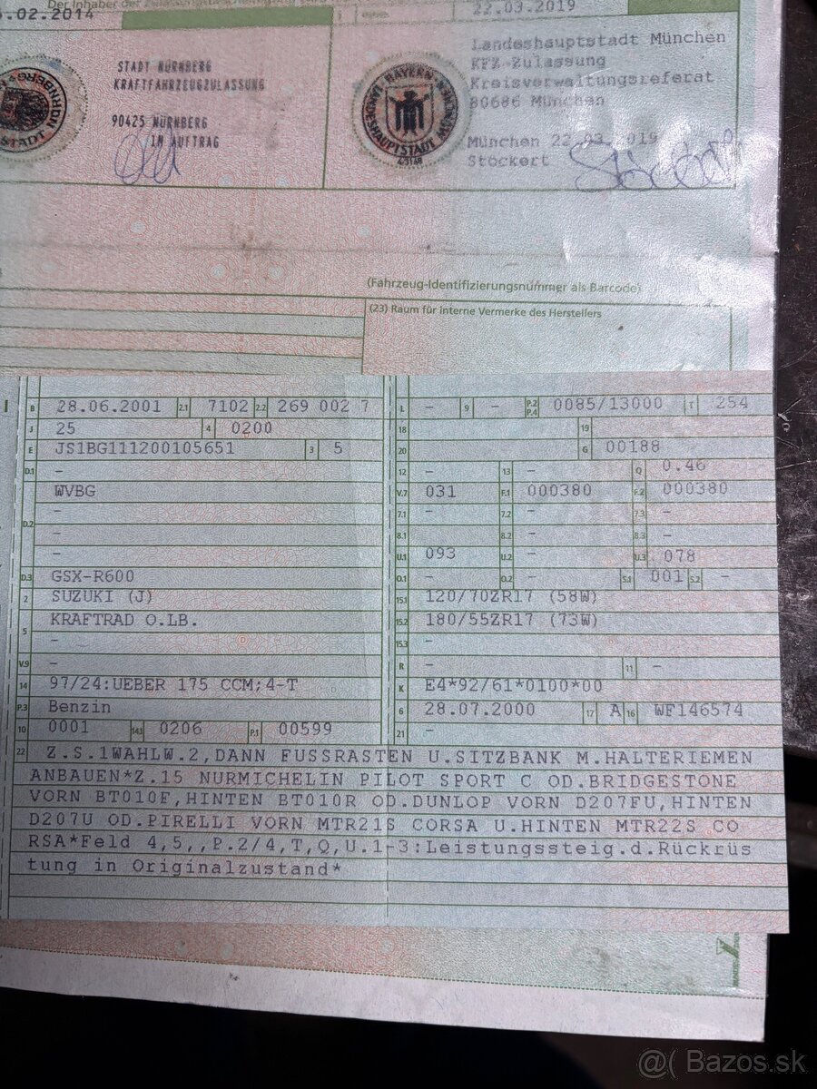 Suzuki Gsx-r k1 600 - 15