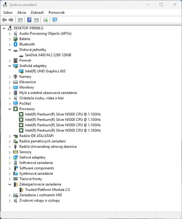 Acer Travelmate Spin /Intel N5000/4GB RAM/FHD touch/128GB - 15