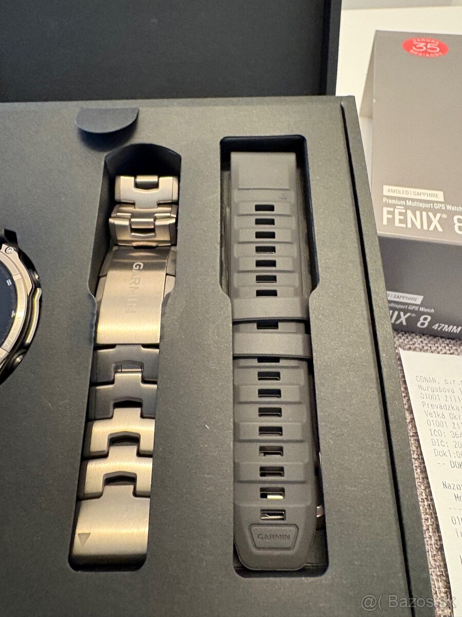 Garmin FENIX 8 SAPPHIRE TITANIUM BAND - 15