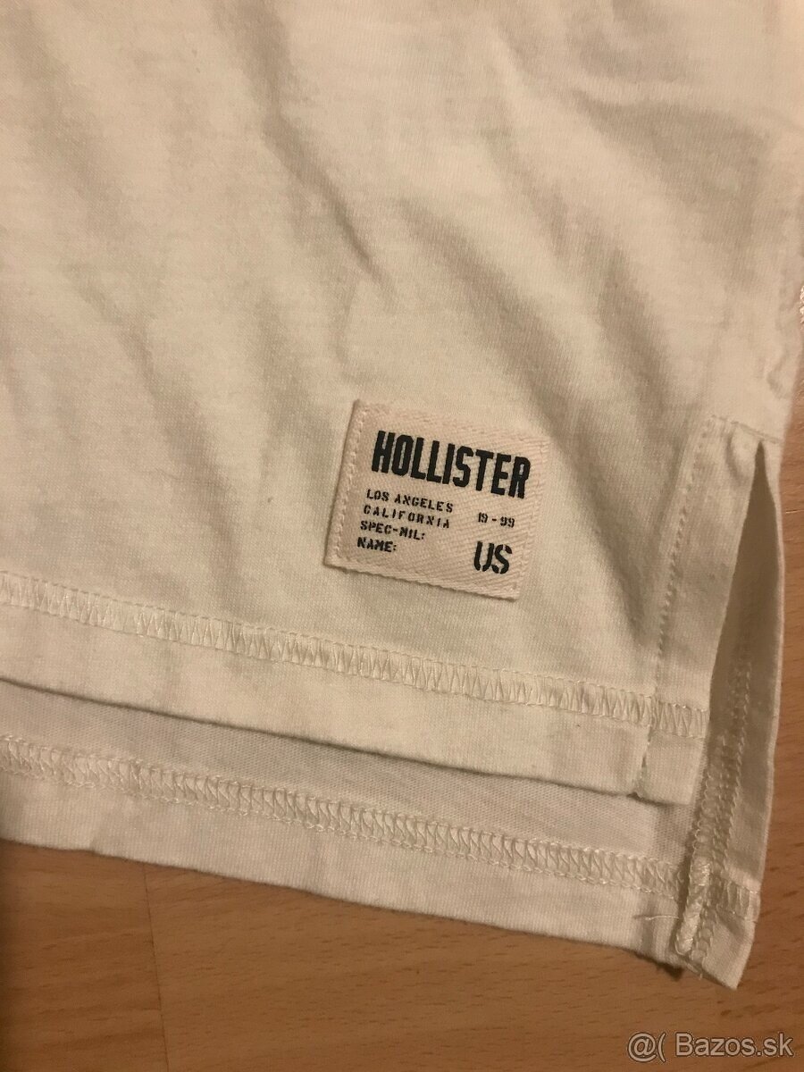 TRIČKO HOLLISTER krémové veľ. M + darček - 15