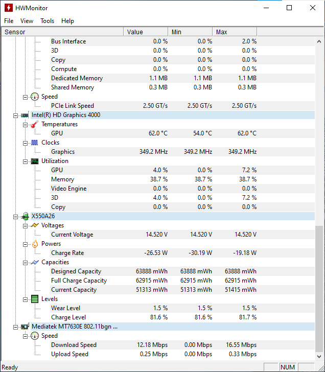 Predám 15,6" notebook Asus x550vb. - 15