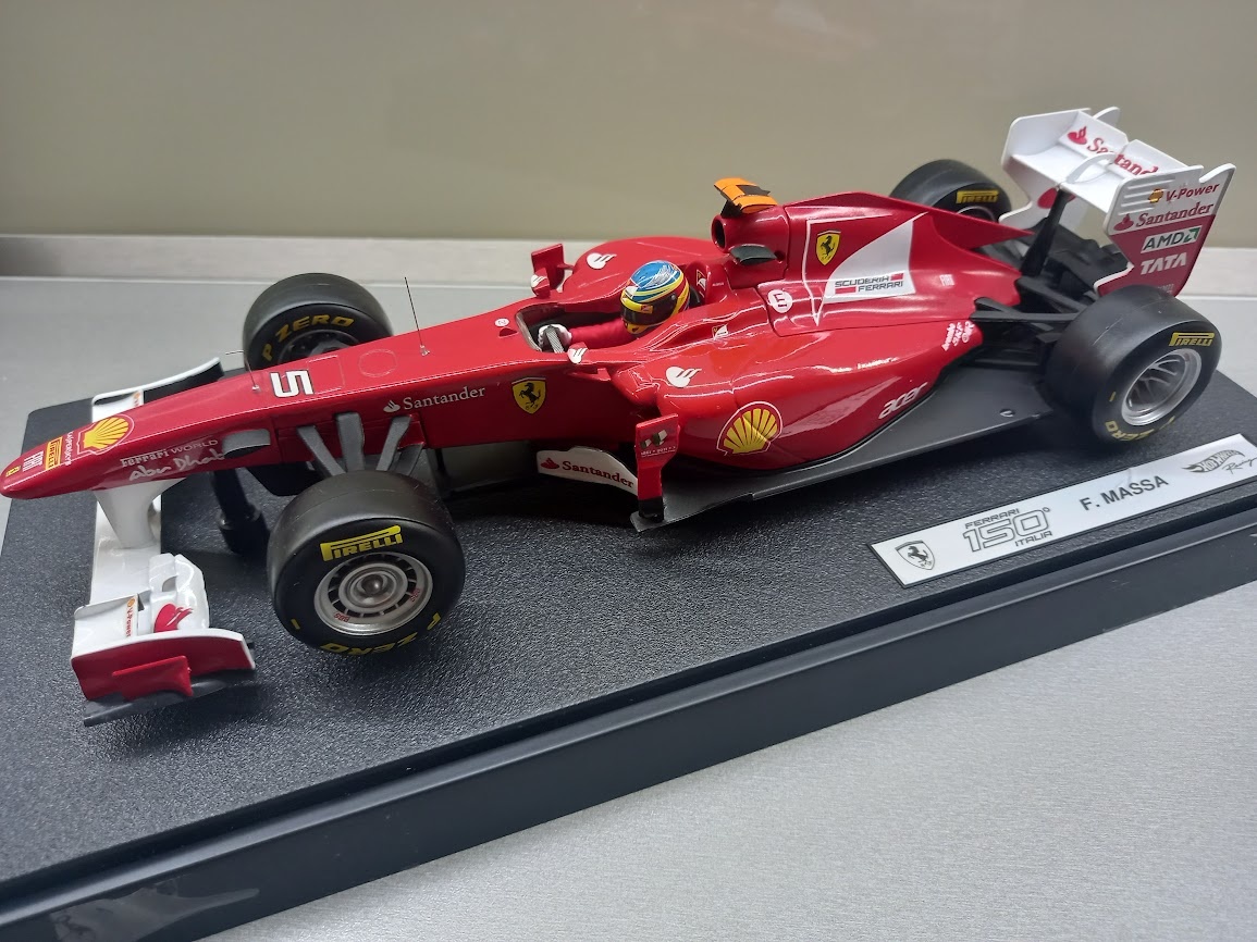 6x F1 FERRARI F10 F150 F2012 MASSA A ALONSO HOTWHEELS 1:18 - 15
