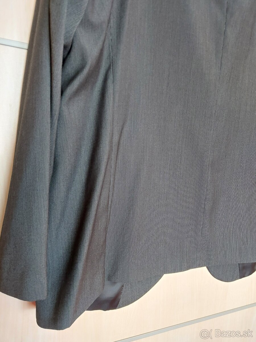 Pánsky oblek Antracit prúžok - 15