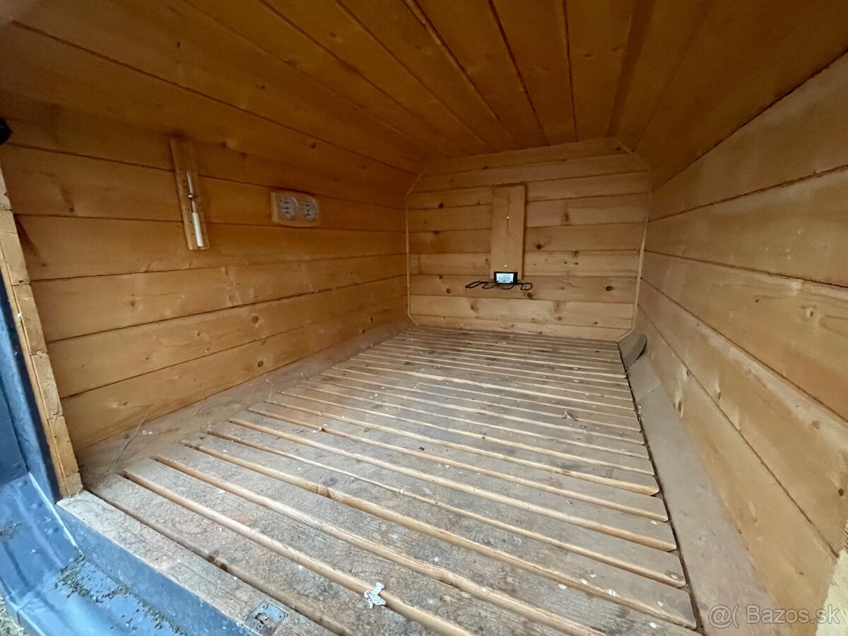 Sauna na chatu, záhradu, dom alebo korbu auta z dreva - 15