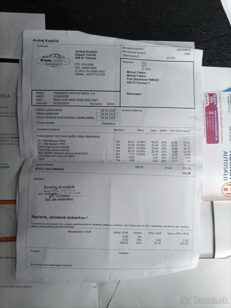 Predám BMW E46 330xd rok výroby 2004 nájazdených 270 000. A - 15