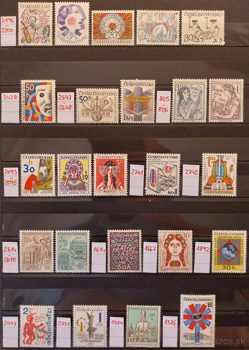 Známky ČSR – 1 - 15