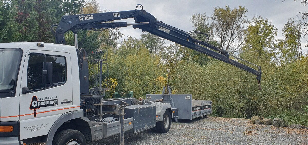 Mercedes Atego 1517 nosič kontejneru s hydraulickou rukou - 15
