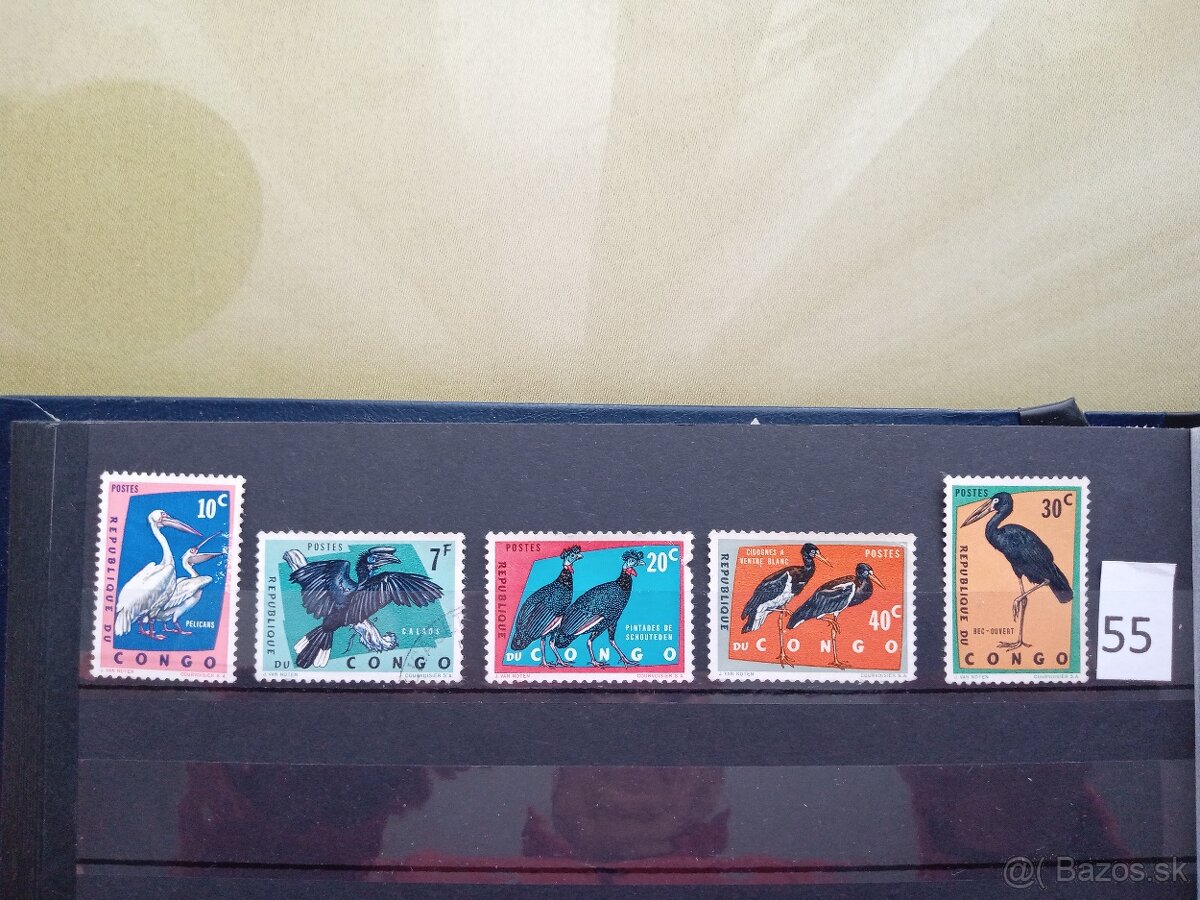 Poštové známky č.426 - FAUNA SVETA III. - 20 ks sérií - 15