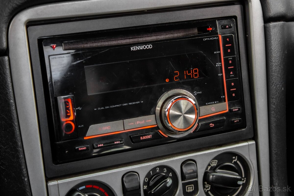 Mazda MX-5 NB 1.6 81kW, M5, Mohair + Vyhrievané sedadlá - 15