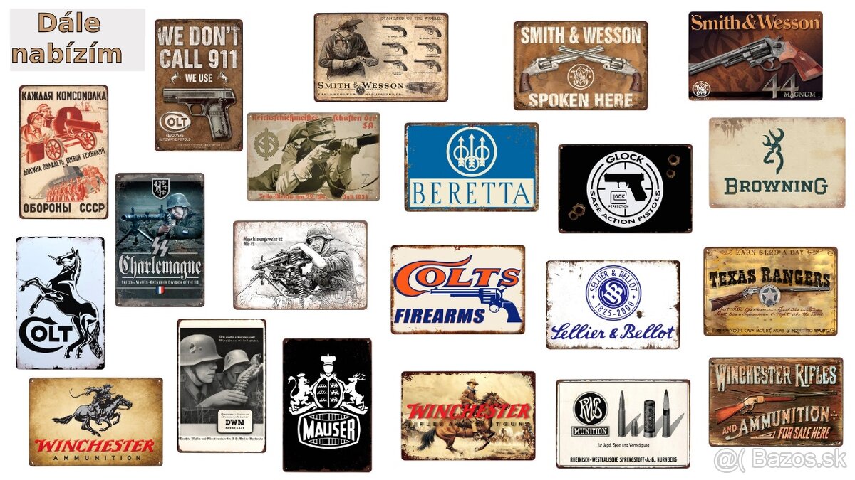 plechová cedule - George C. Marshall "General Marshall" - 15