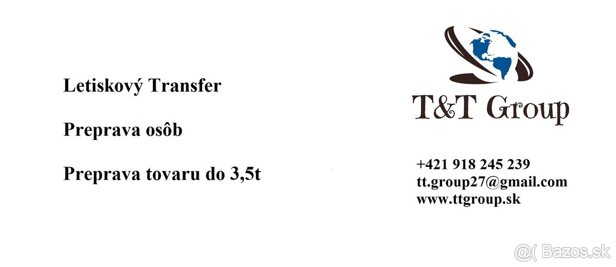 Letiskový Transfer, preprava osôb, osobná preprava - 15