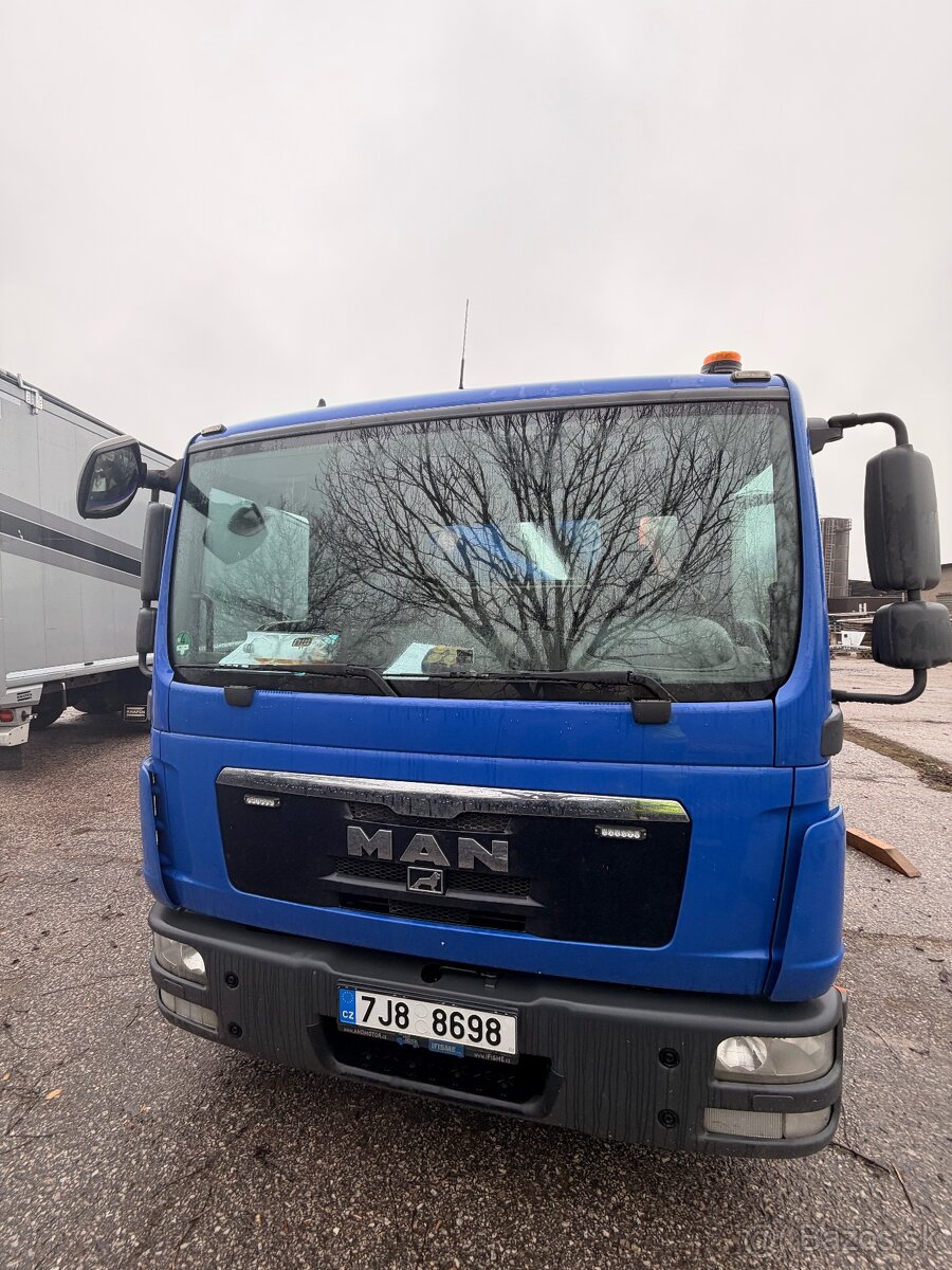 MAN TGL 12.250 hákový nosič kontejnerů + Fassi F105XP - 15