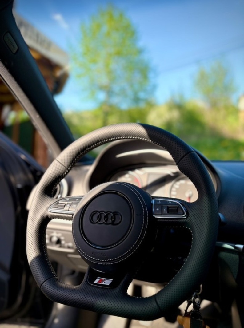 VOLANT AUDI KOŽENÝ MULTIFUNKCNY + AIRBAG - 15