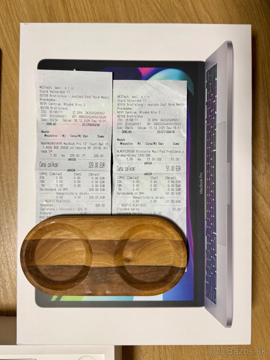 MacBook Pro 13", i5 1.4GHz/8G/256/SK, 2019. Podpora Windows - 15