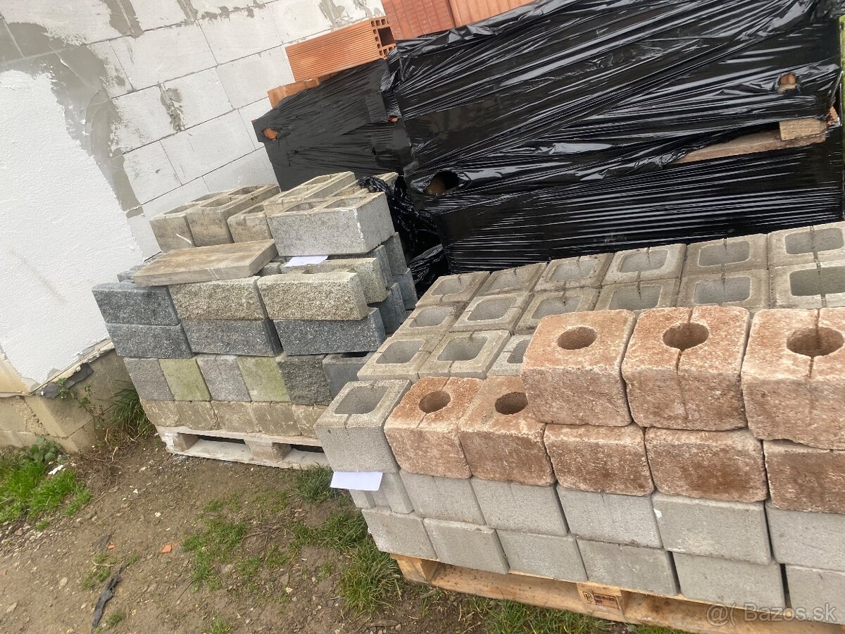 Zámková dlažba , okrasné tvárnice , betónové strešný - 15