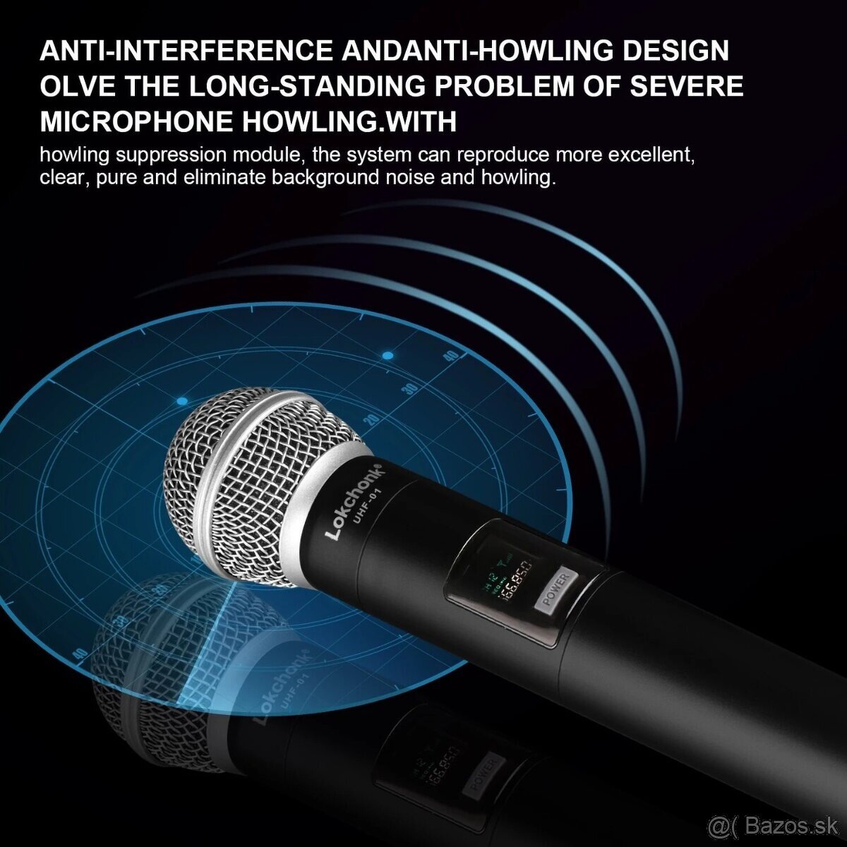 Digitálny mikrofón bezdrôtový + komplet : nový a zabalený - 15