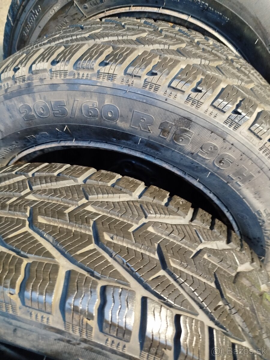 plechove disky 6,5Jx16 a zimne pneu 205/60R16 - 15