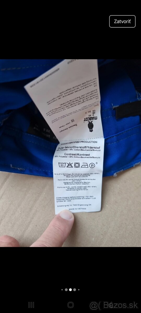 Pracovné rukavice. Mascot - 15