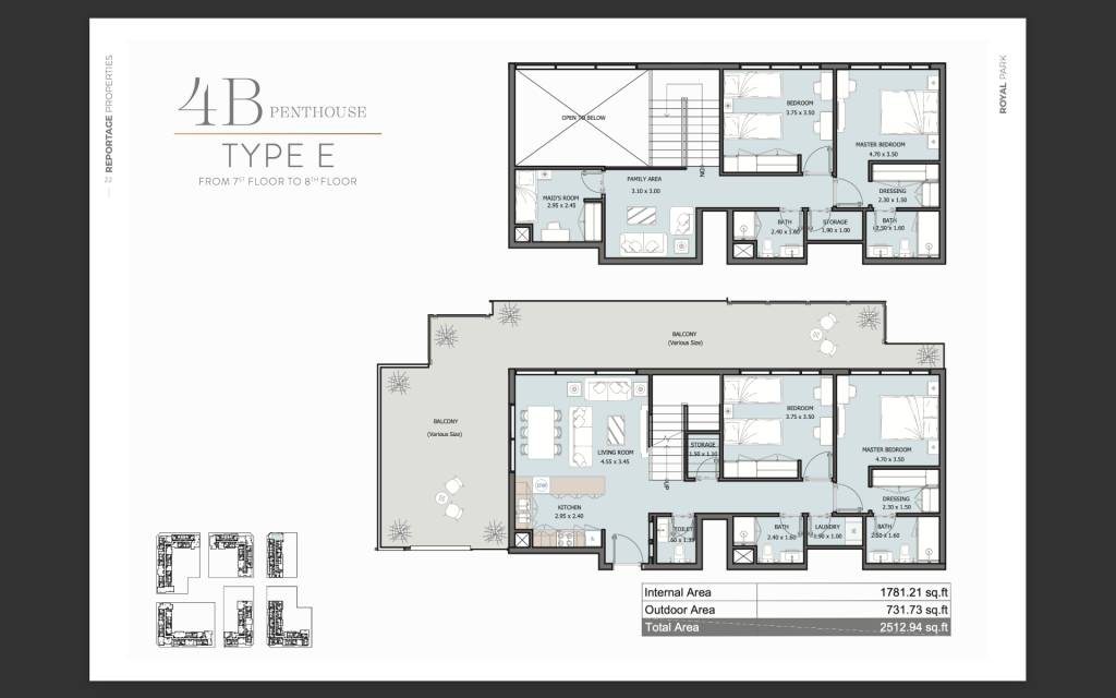 Royal Park Abu Dhabi - 5izbový byt (Typ E) - 15