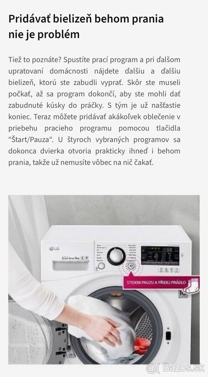 Práčka LG F74A8QDS - 15