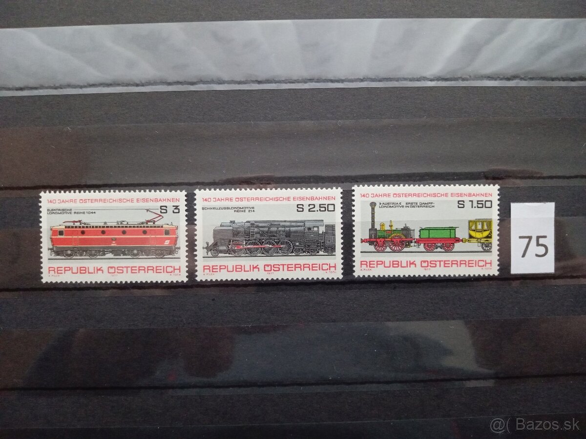 Poštové známky č.500 - FAUNA, flóra a rôzne IV.-20 sérií - 15