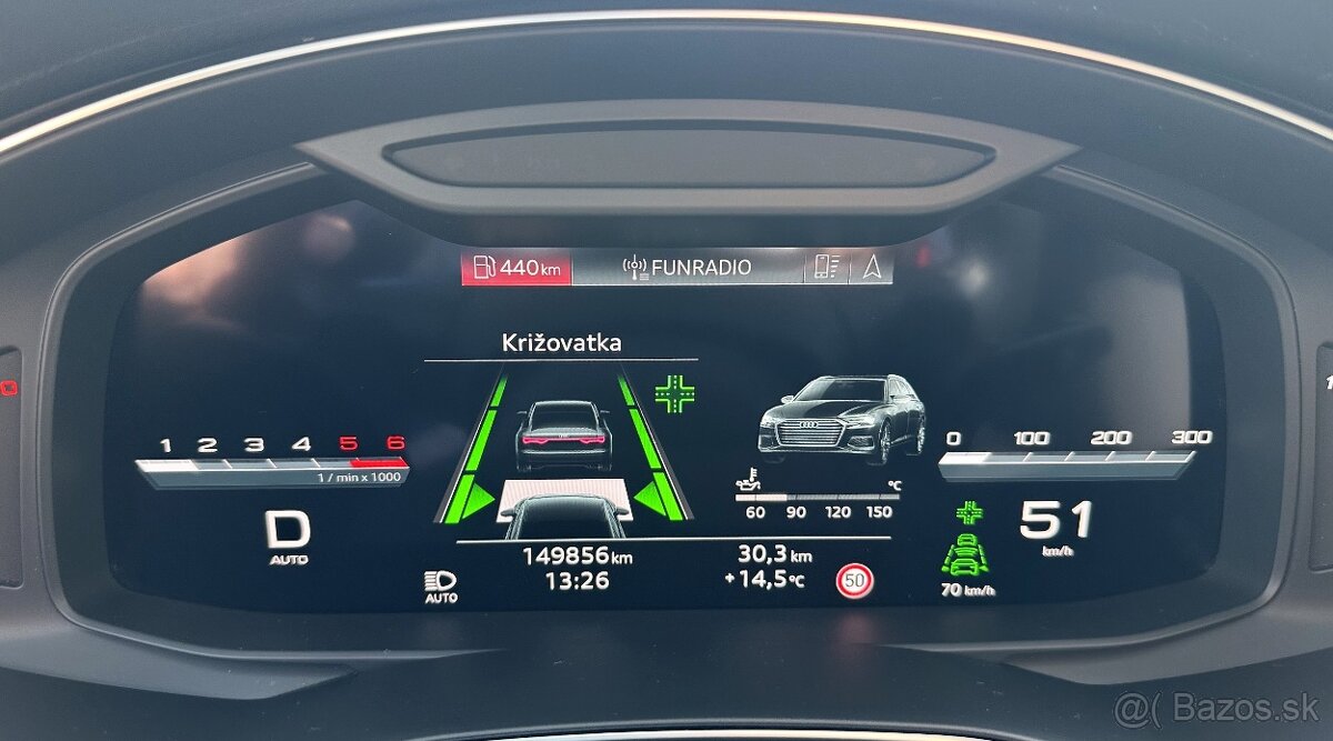 AUDI A6 40TDI QUATTRO, VIRTUAL,PANORAMA, KAMERA 360°,WEBASTO - 15