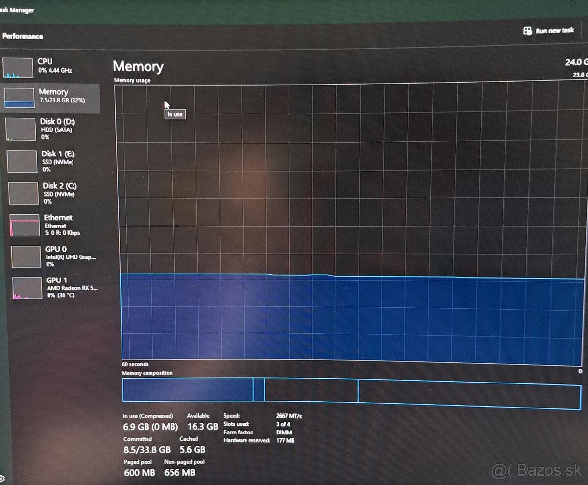 Herný pc (i5-10500,rx5700xt, 24gb) - 15