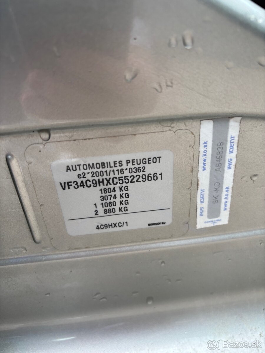 Peugeot 308 1.6 HDi (2008) - 66kW - 15