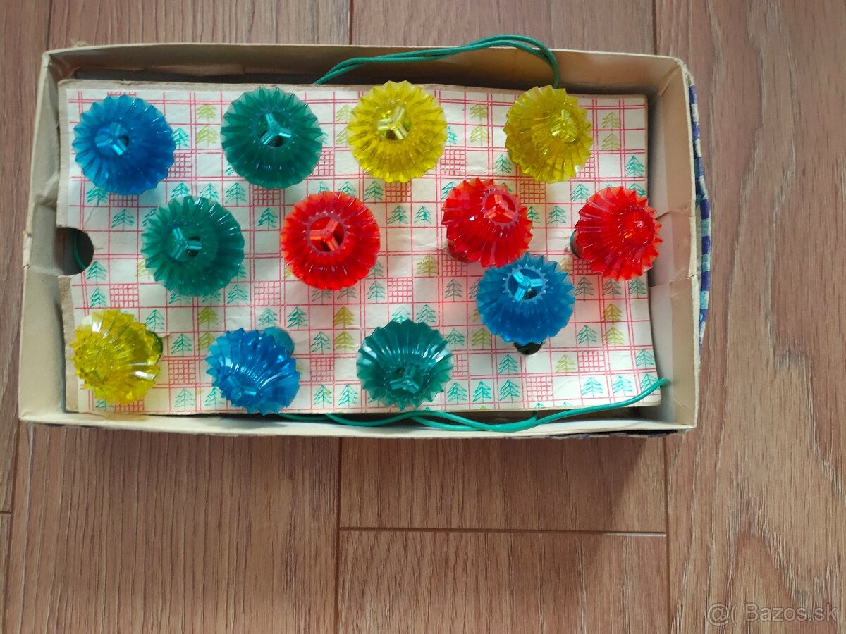 Retro vianočné ozdoby II a retro svetielka - 15