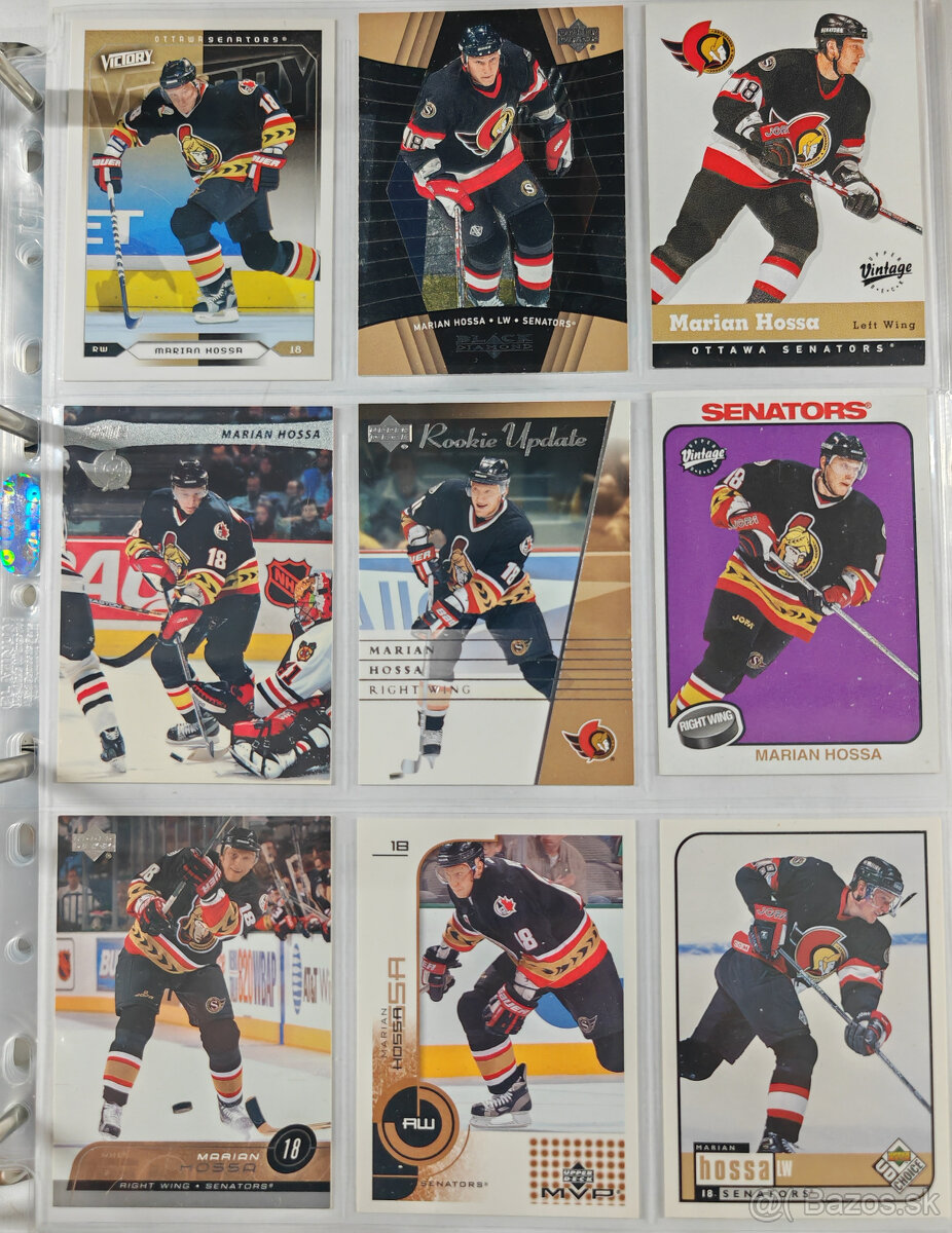 Predám hokejové kartičky Marián Hossa 2 - 15