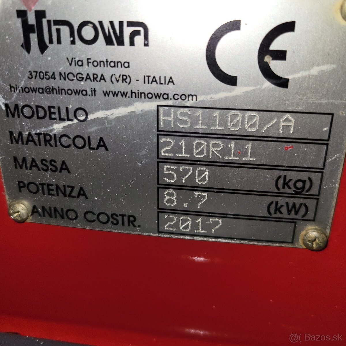 Hinowa HS 1100 - 15