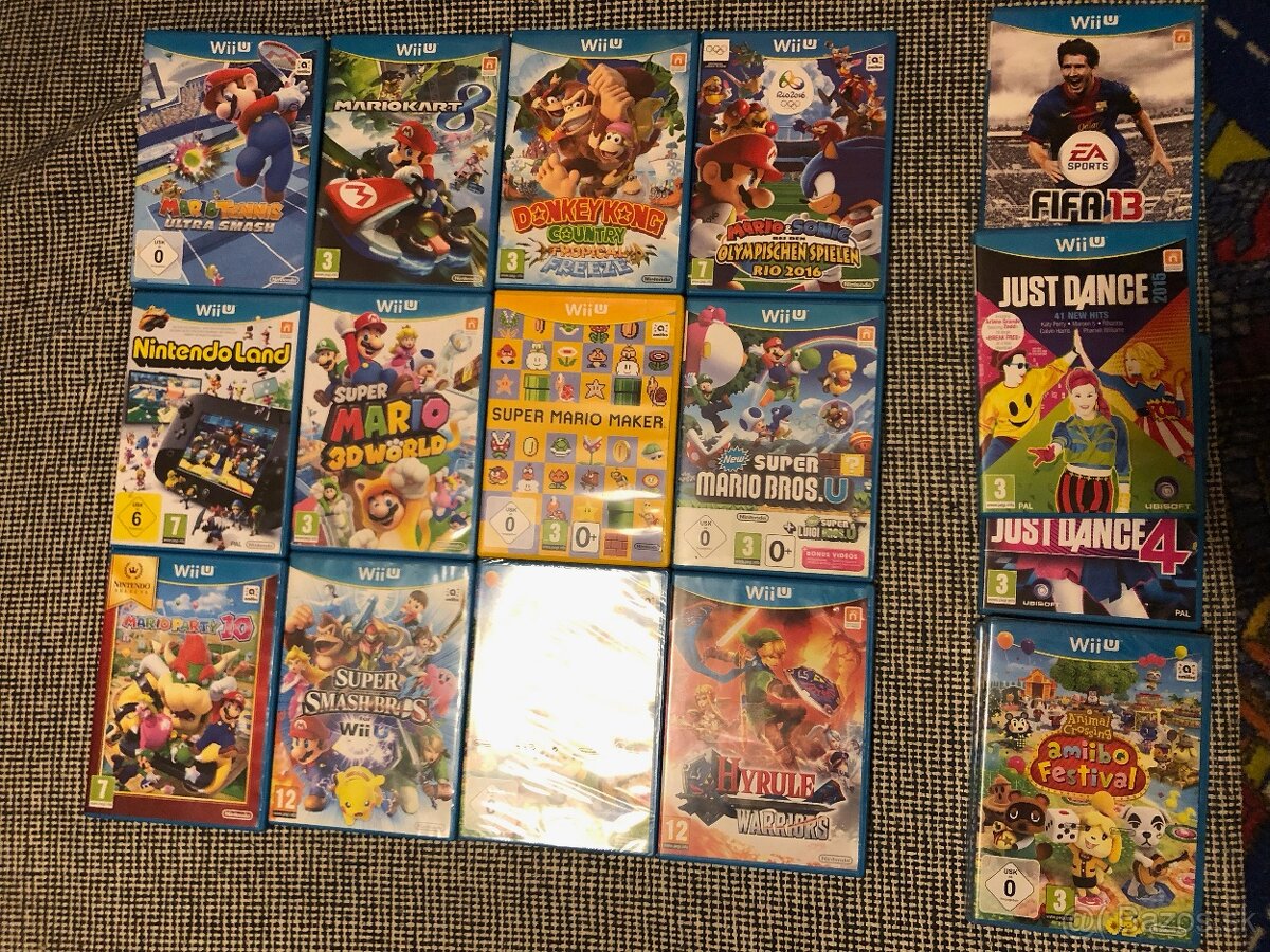 Predam Nintendo Wii-U mega kolekcia a Wii-u hry zbierka - 15