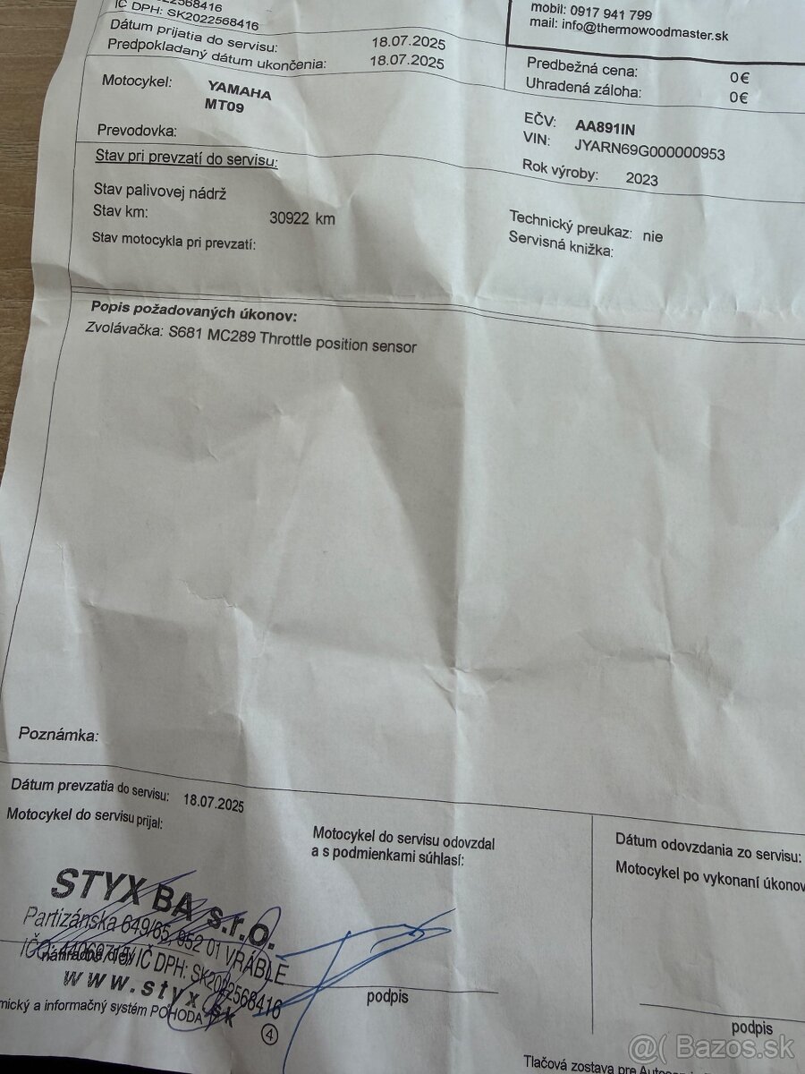 YAMAHA MT09 SP 2023 - 15