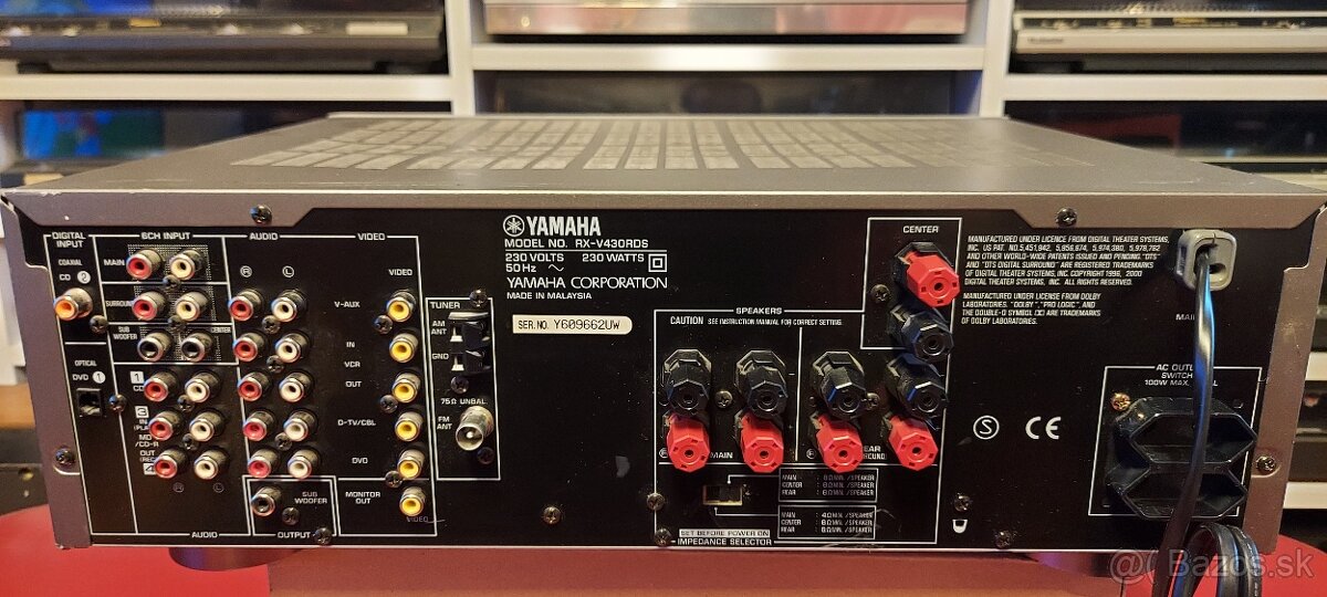 Predám receivery Yamaha - 15