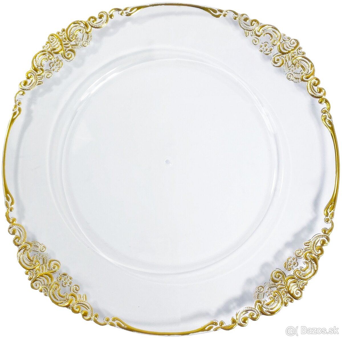 Sklenené klubové taniere – rôzne veľkosti a vzory - 15