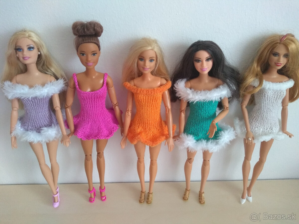 Oblečenie šaty na bábiky Barbie Ken deti Rainbow high LOL - 15