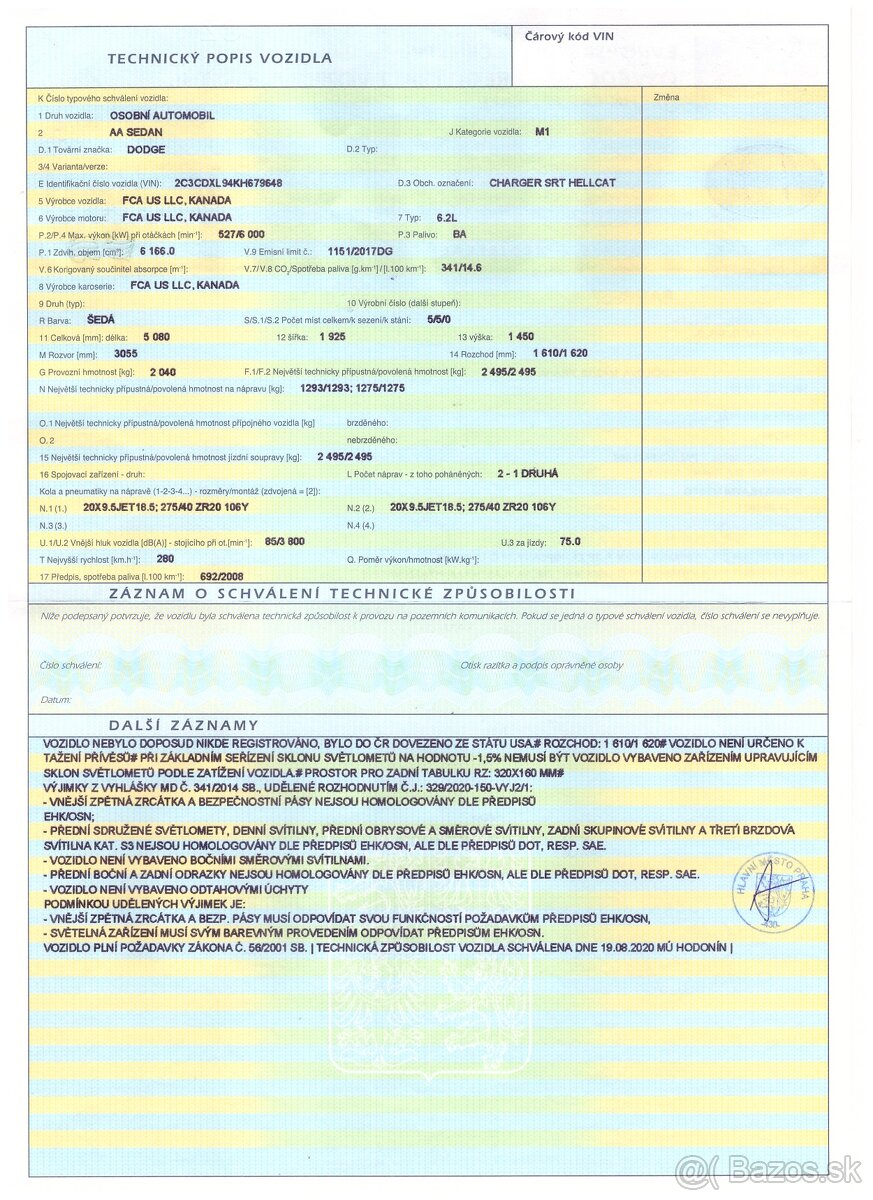 DODGE CHARGER SRT HELLCAT - 15