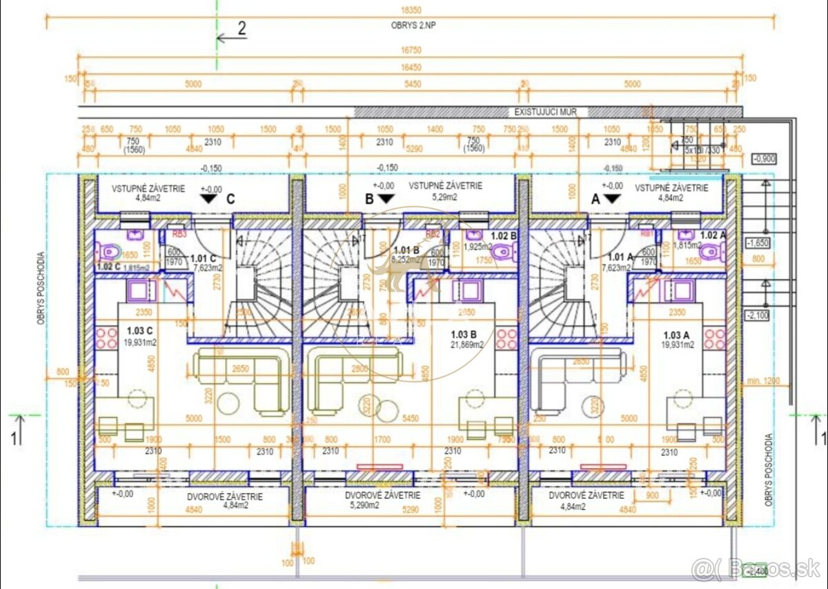 Na predaj 3 izb. mezonet s balkónom PN-Banka - 15