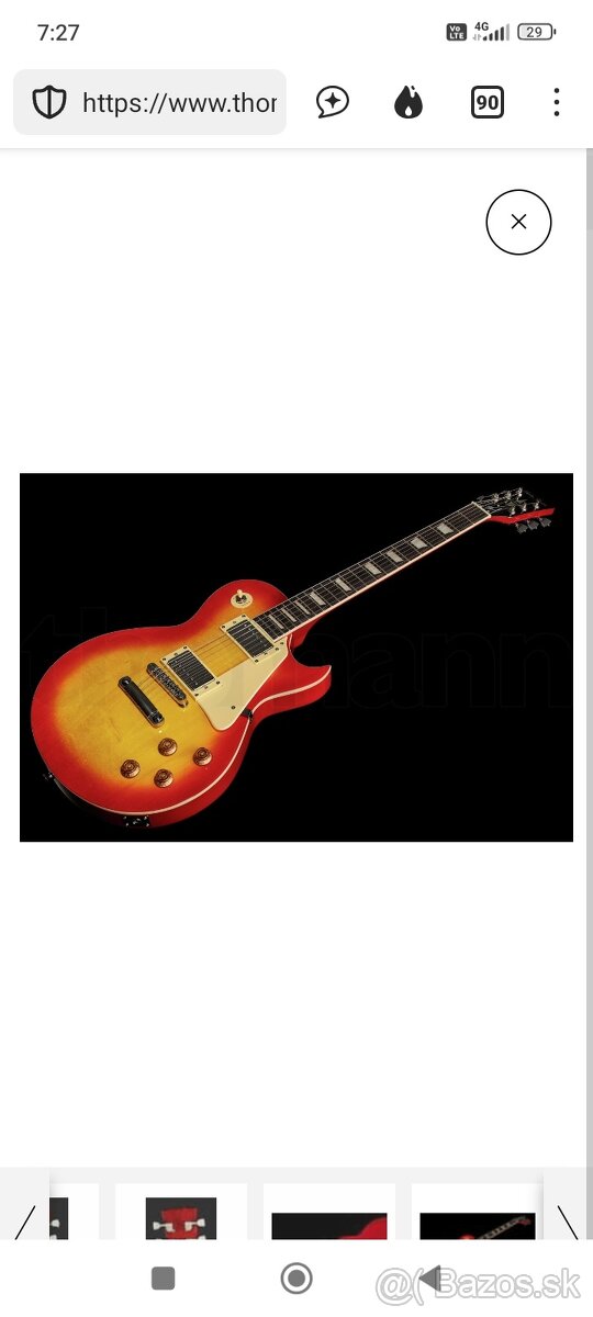 Elektrická gitara Harley Benton - 15