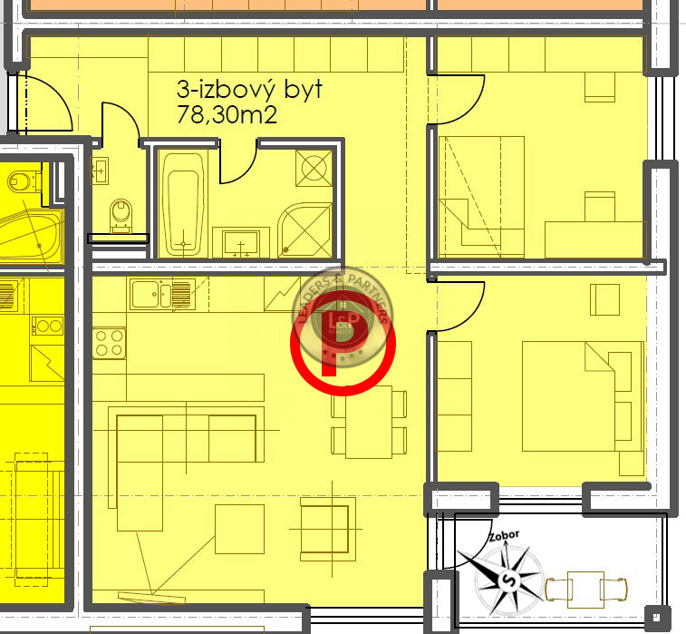 Predaj bytov 1izb. 2izb. 3izb. Nitra - výstavba už prebieha - 15