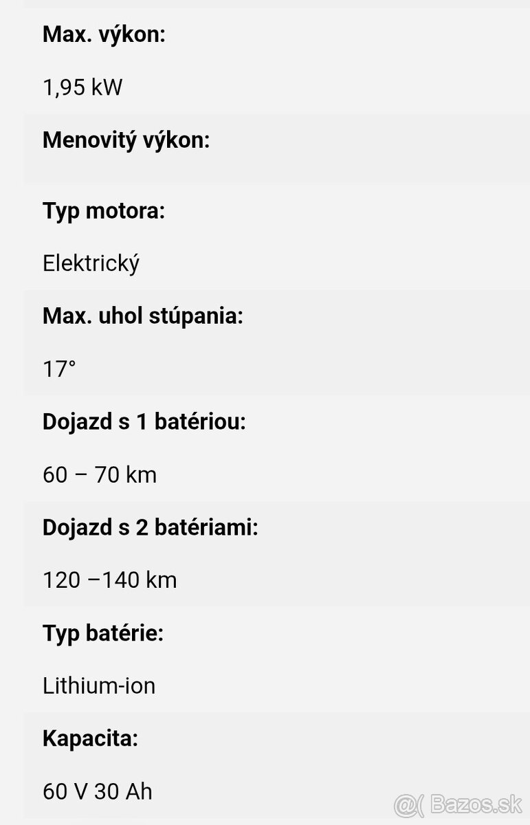 Vmoto SuperSoco TSx E-motorka elektrická bez STK - 15