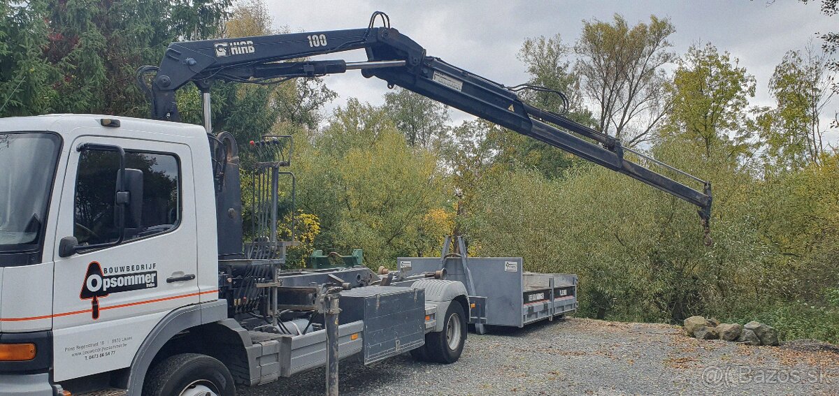 Mercedes Atego 1517 nosič kontejneru s hydraulickou rukou - 15