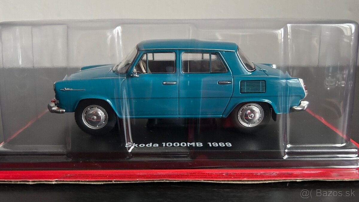 Modely osobné automobily Škoda, Tatra 1/24 - 15