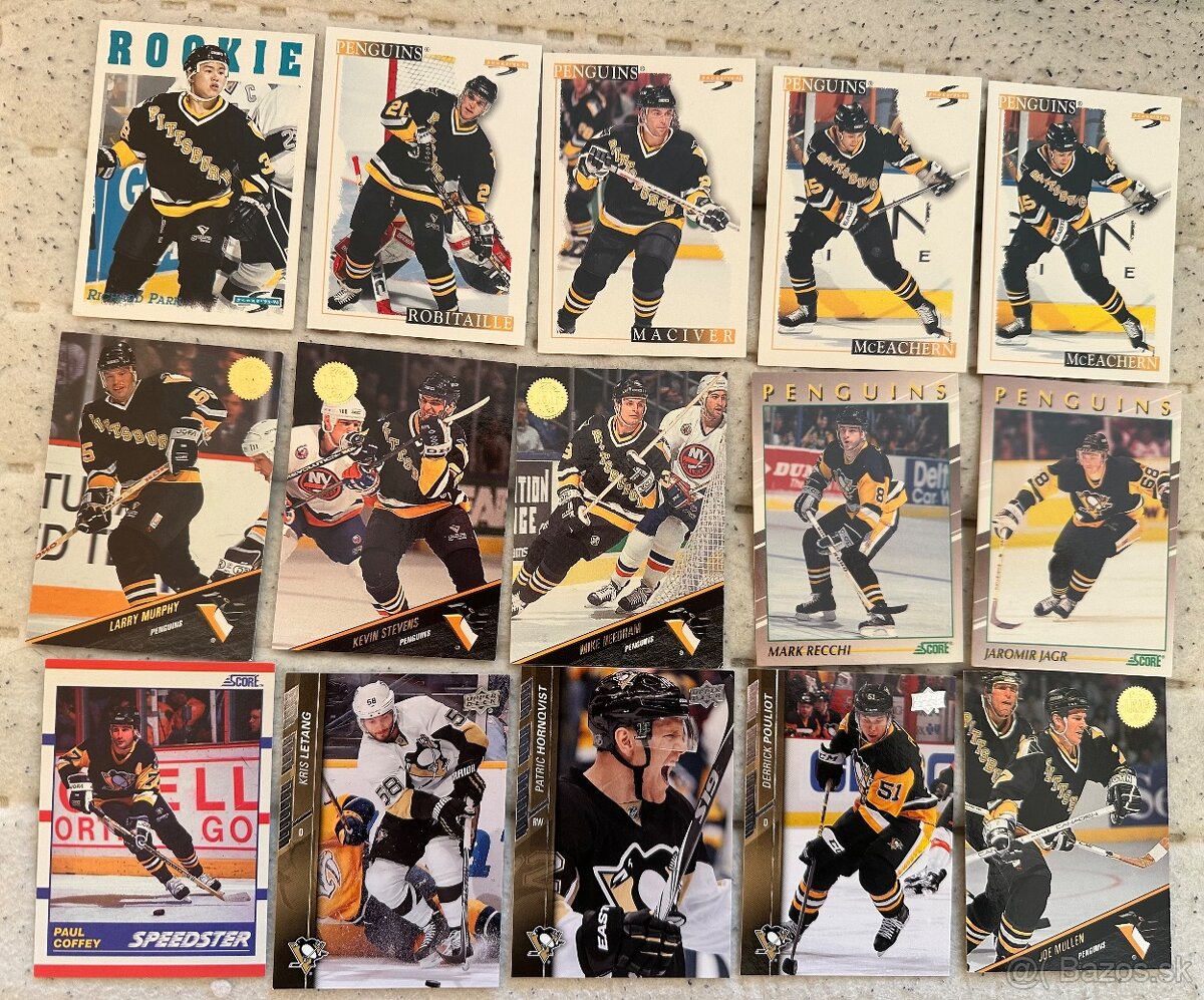 Predám hokejové kartičky Pittsburgh Penguins - 15