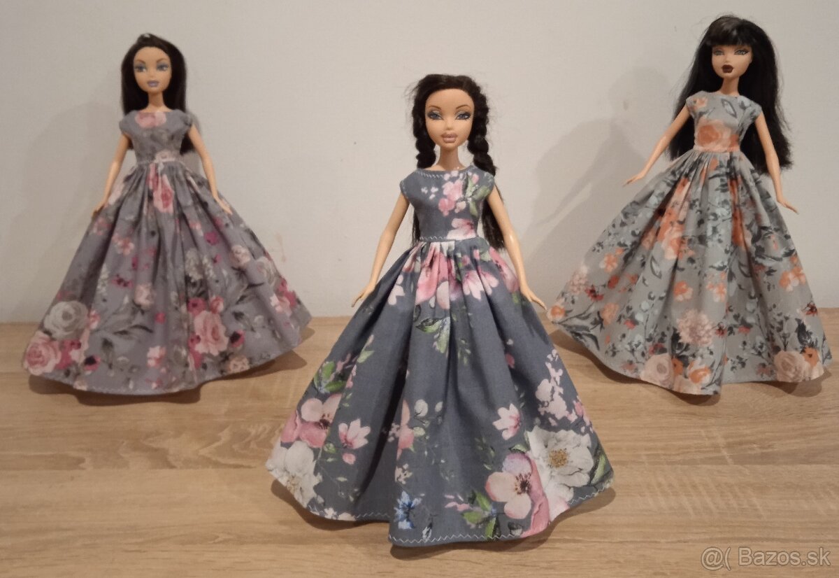 Barbie-dlhe šaty pre Barbie - 15