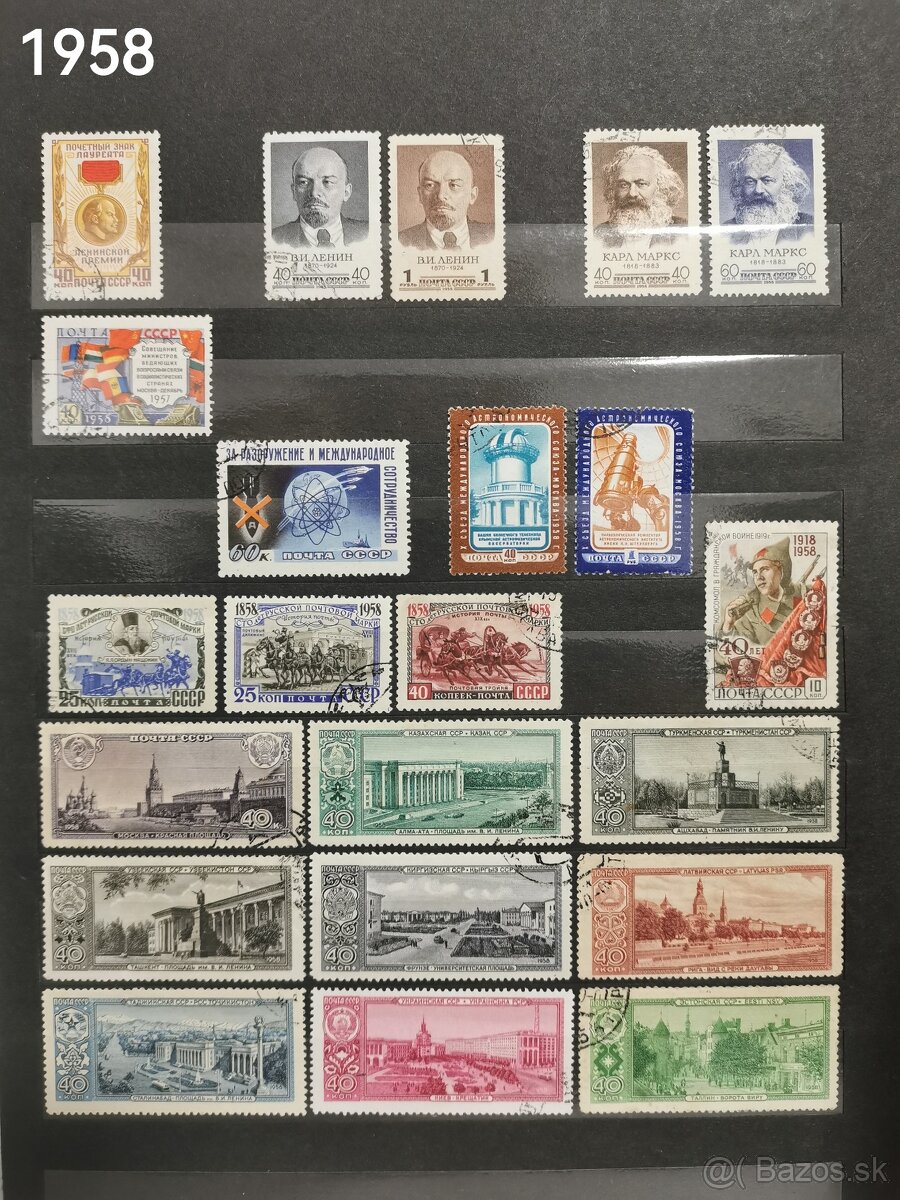 Predám poštové známky ZSSR - REZERVOVANÉ - 15