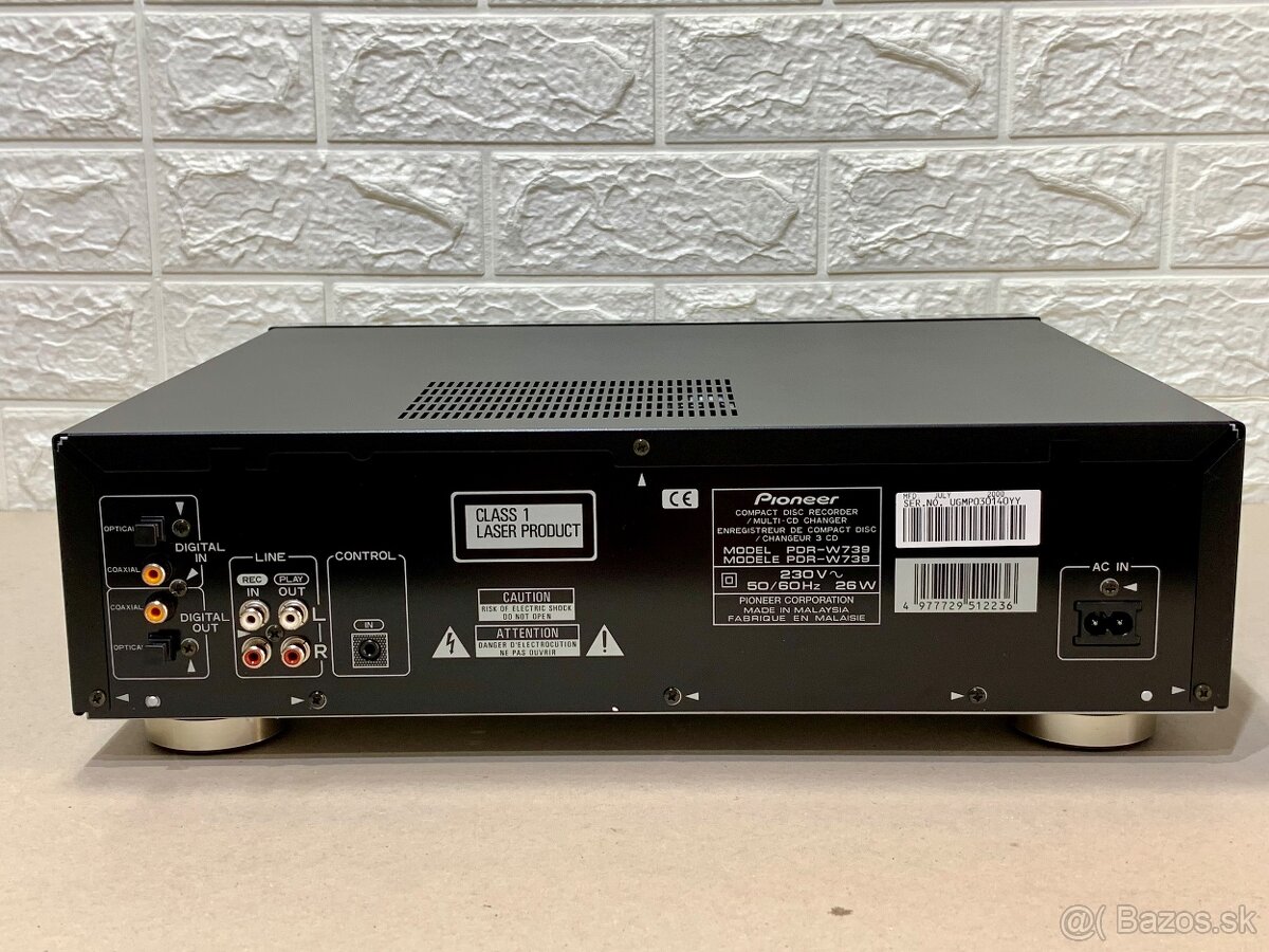 Pioneer PDR-W739 …. CD rekordér - 15