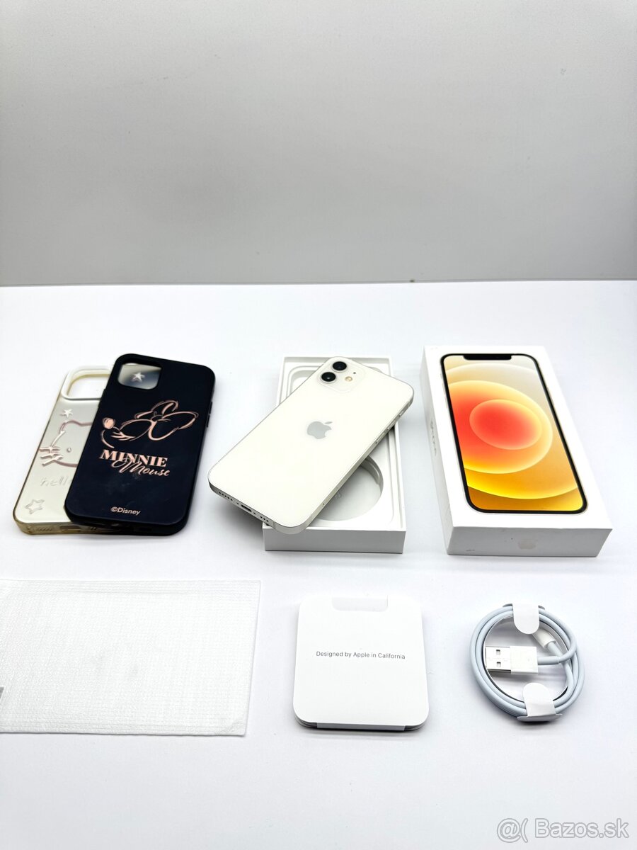 iPhone 12 WHITE TOP STAV 100% BATÉRIA - 15