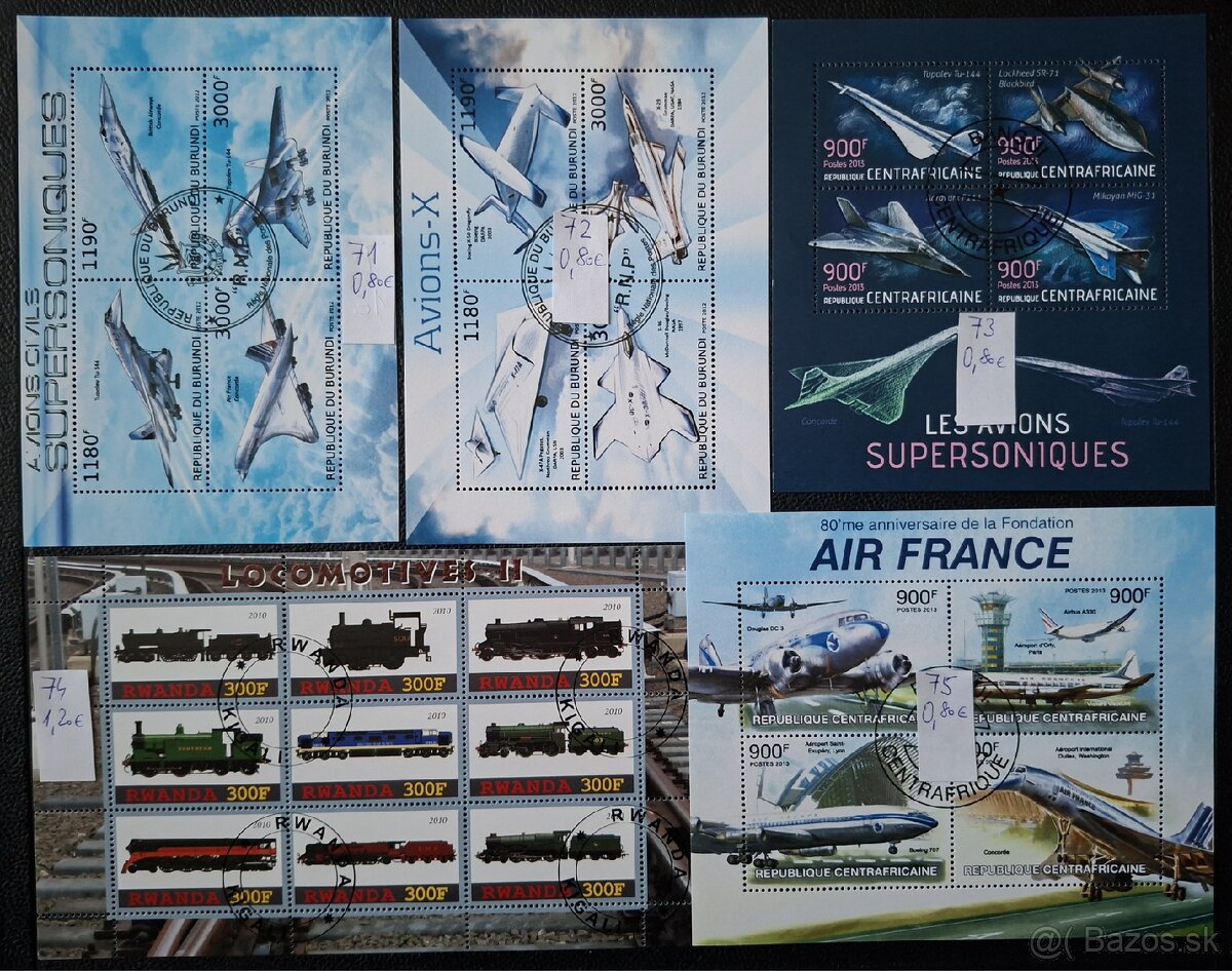 Postove znamky 4 (98poloziek) - 15